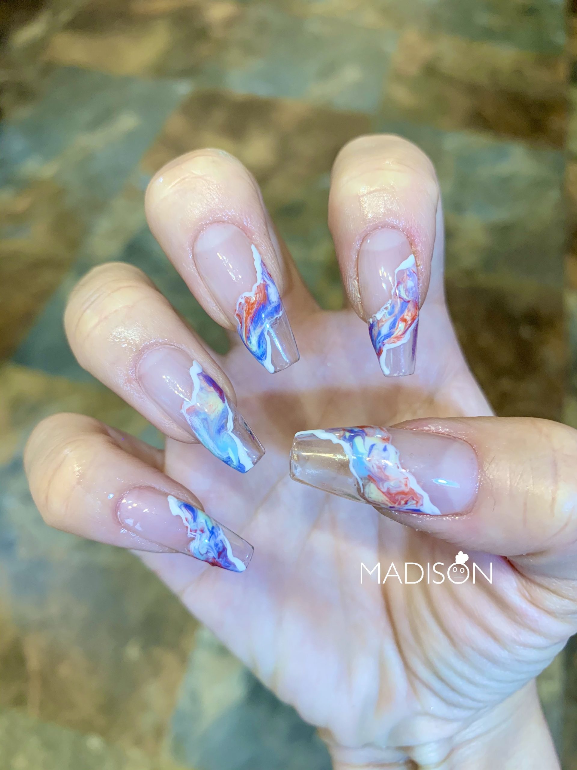 clear nail🌈🌈