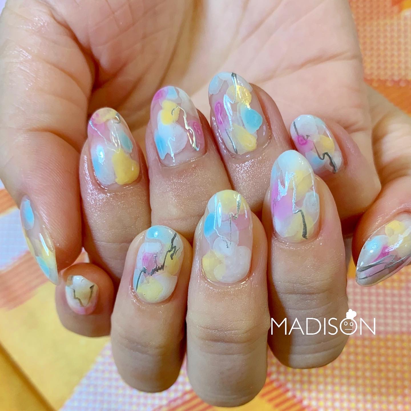 pastel nail 🖼